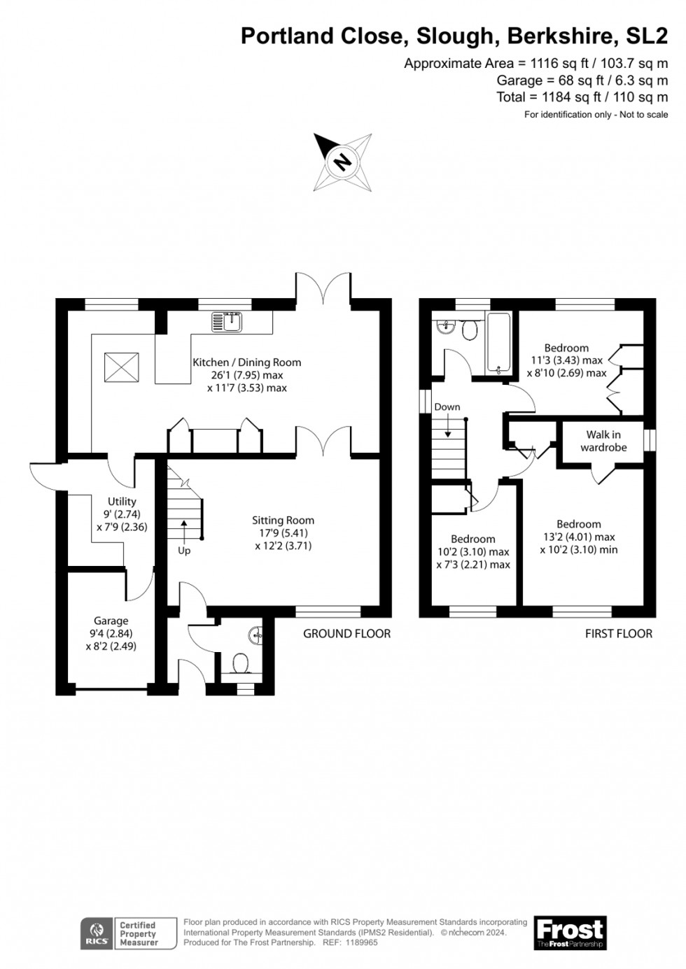 Floorplan for Slough, Berkshire, SL2