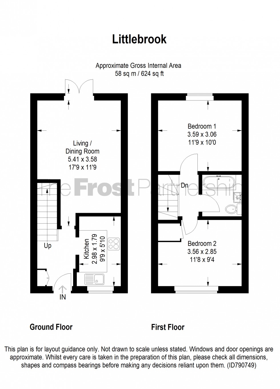 Floorplan for Slough, Berkshire, SL2