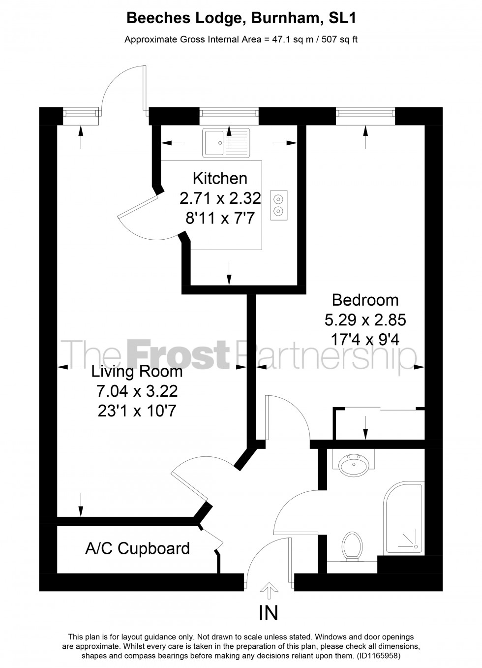 Floorplan for Burnham, Burnham, SL1