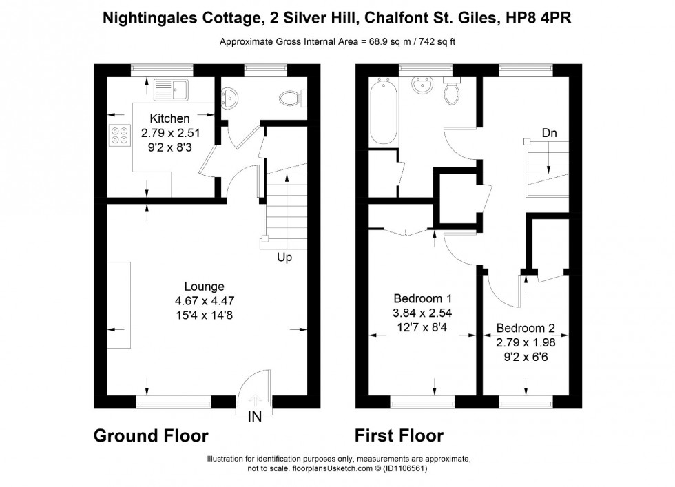 Floorplan for Chalfont St. Giles, , HP8