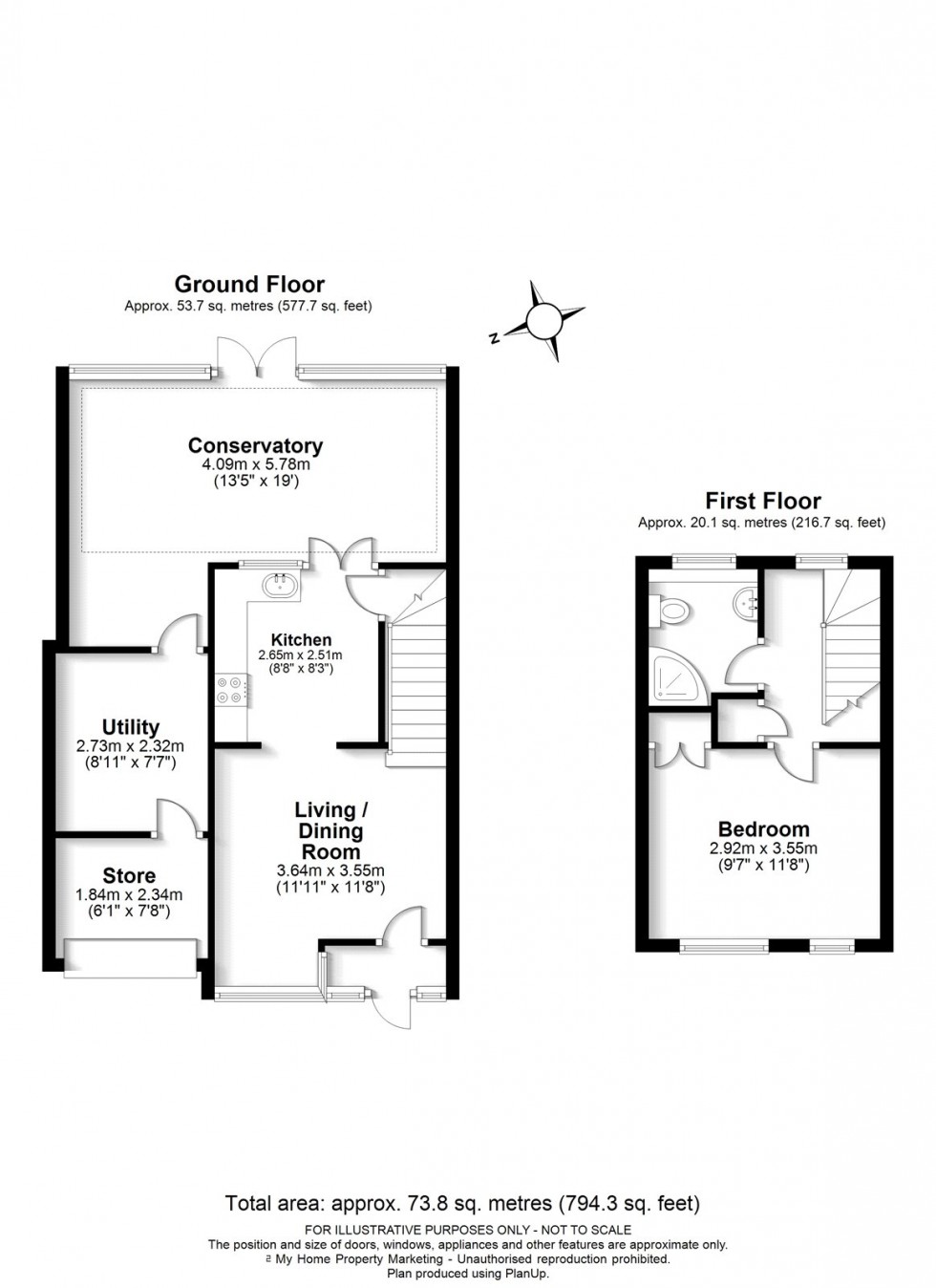 Floorplan for Amersham, , HP7