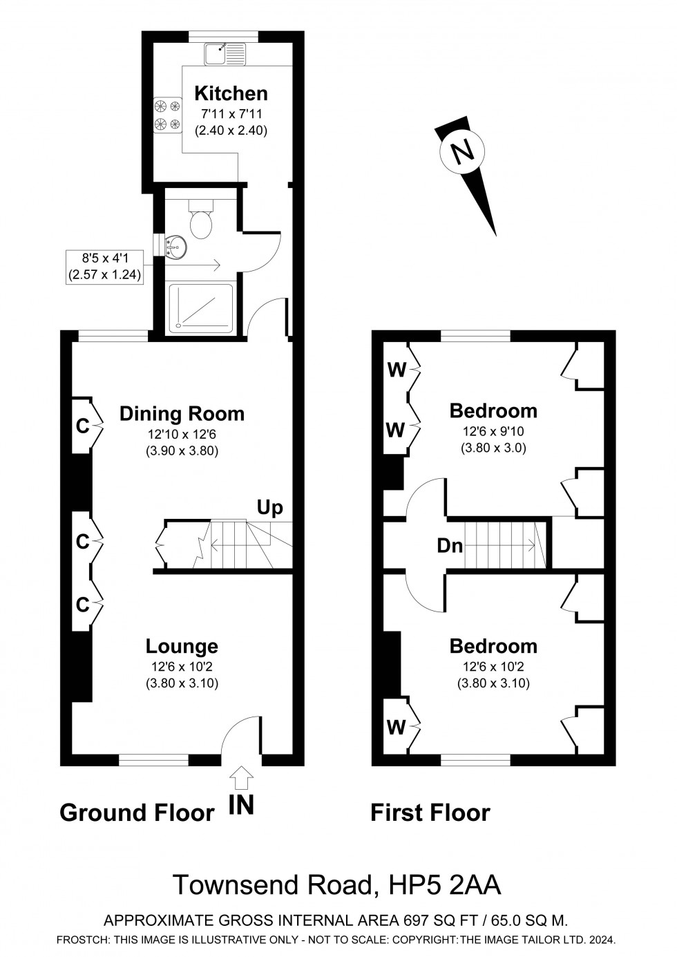 Floorplan for Chesham, Buckinghamshire, HP5