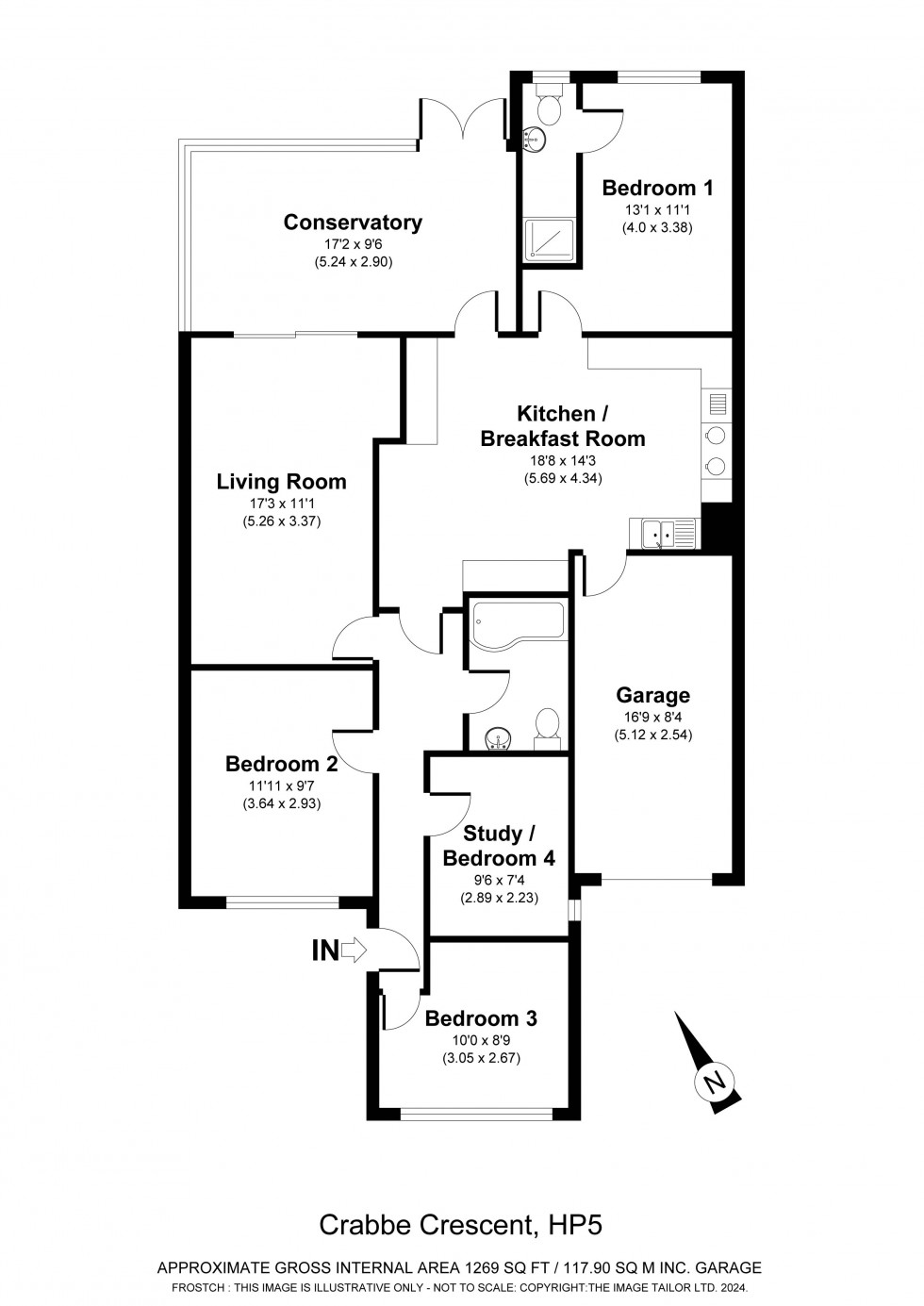 Floorplan for Chesham, , HP5