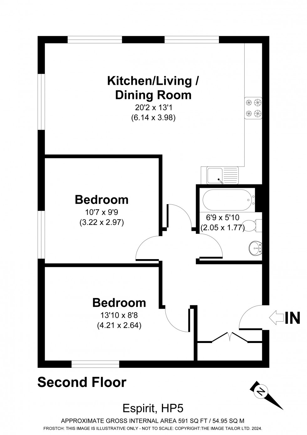 Floorplan for Chesham, , HP5