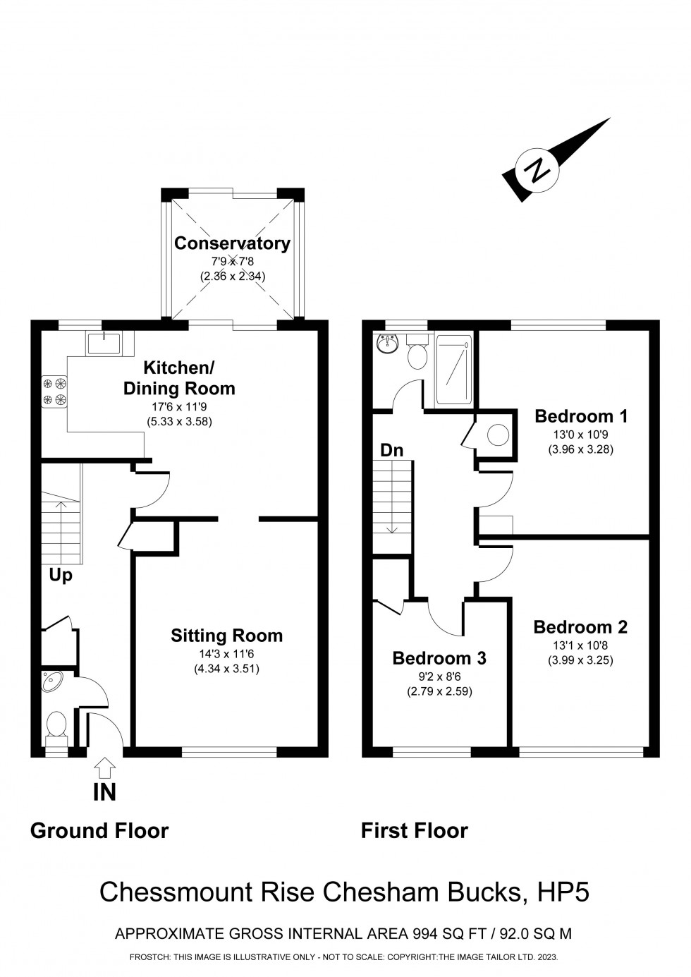 Floorplan for Chesham, , HP5