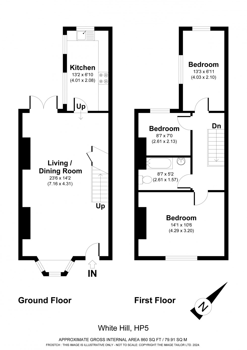 Floorplan for Chesham, , HP5