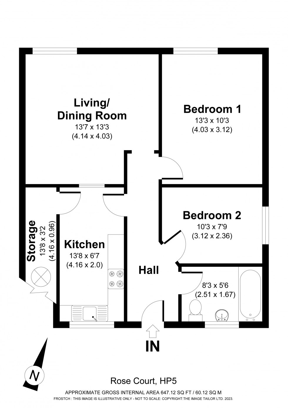 Floorplan for Chessmount Rise, Chesham, HP5