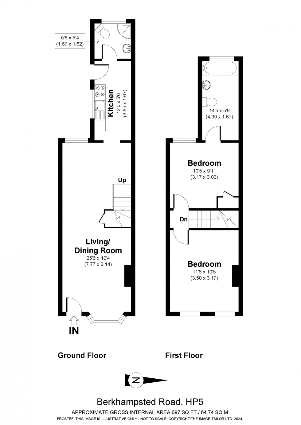 Floorplan for Chesham, , HP5