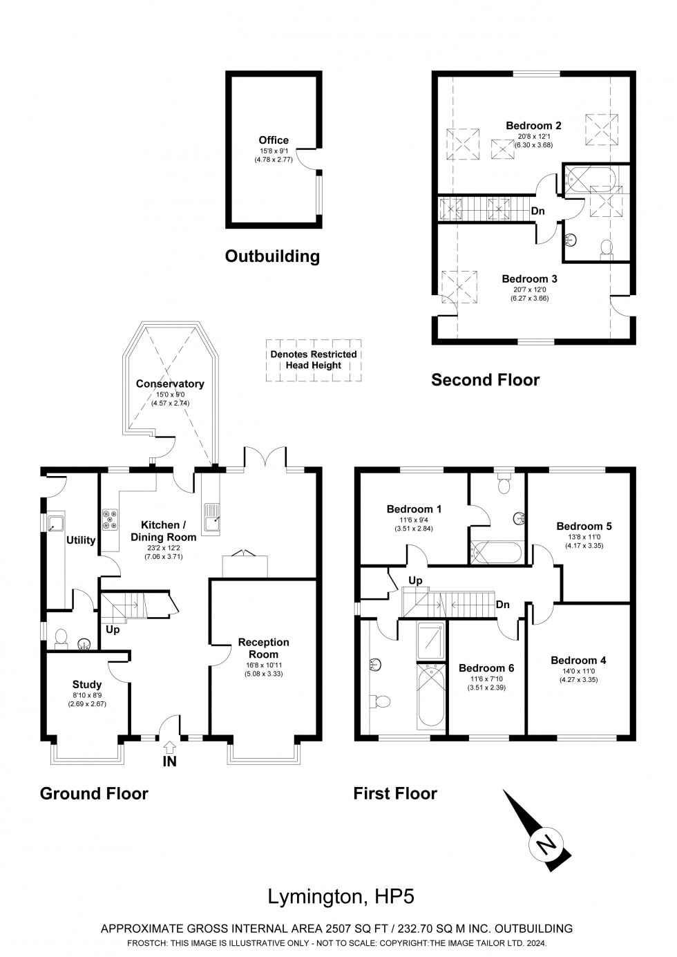 Floorplan for Chesham, Buckinghamshire, HP5