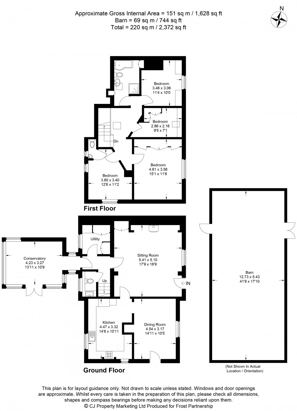 Floorplan for Chesham, Bucks, HP5