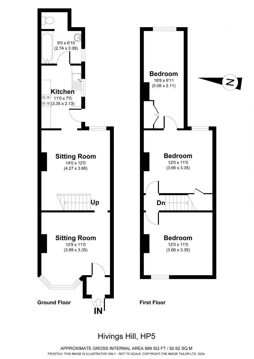 Floorplan for Chesham, , HP5