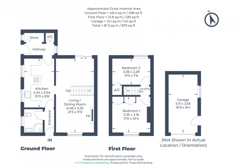 Floorplan for Chesham, Bucks, HP5