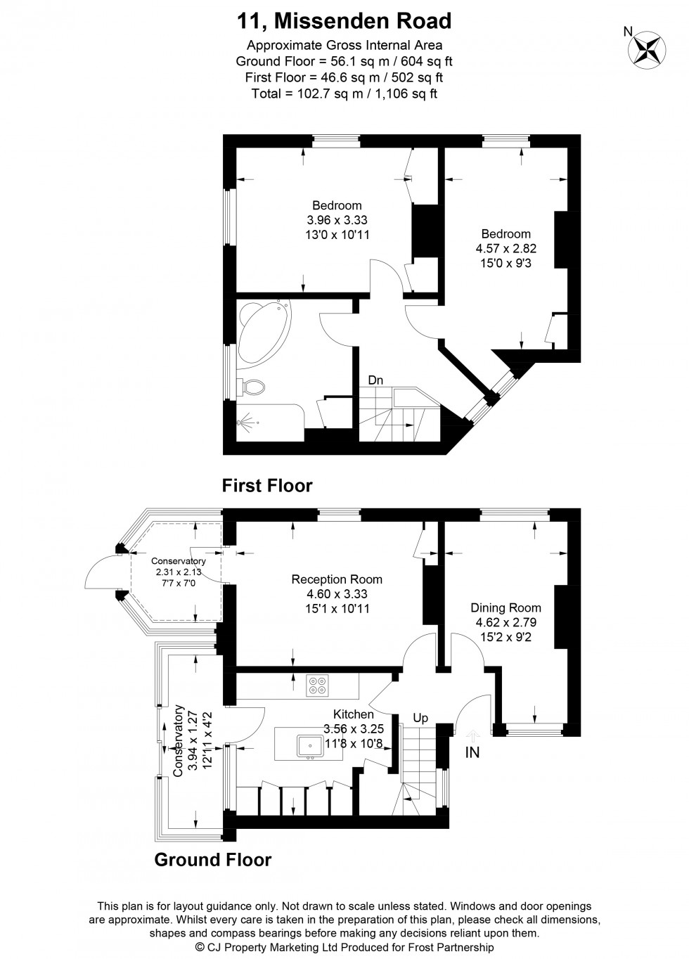 Floorplan for Chesham, , HP5