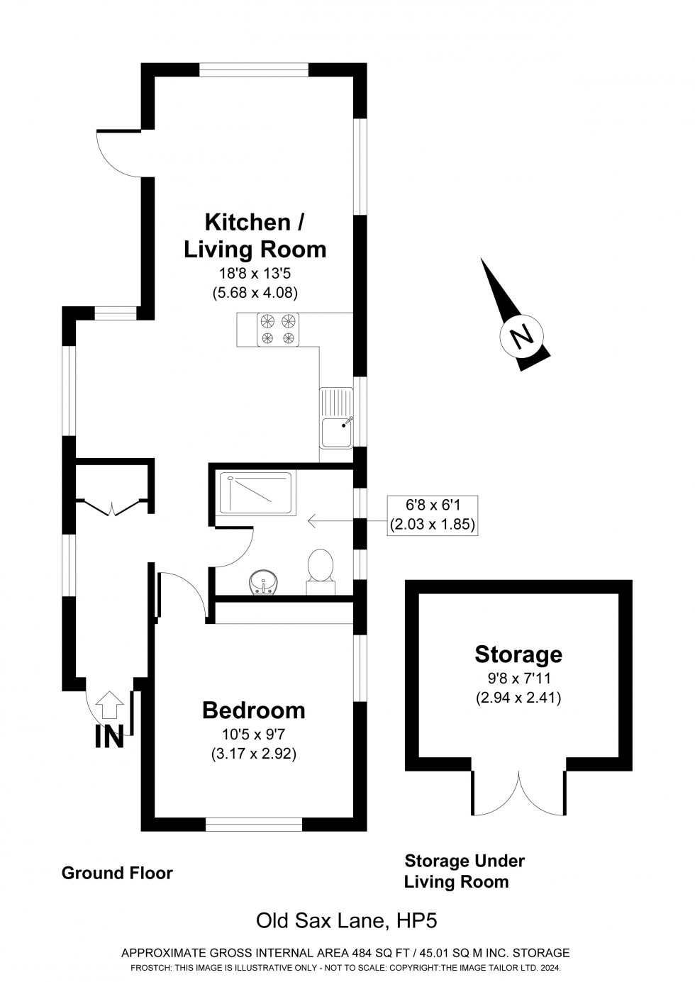 Floorplan for Chartridge, Chesham, HP5