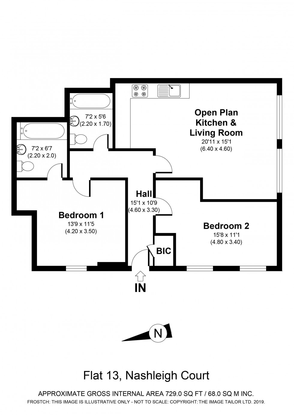 Floorplan for Severalls Avenue, Chesham, HP5