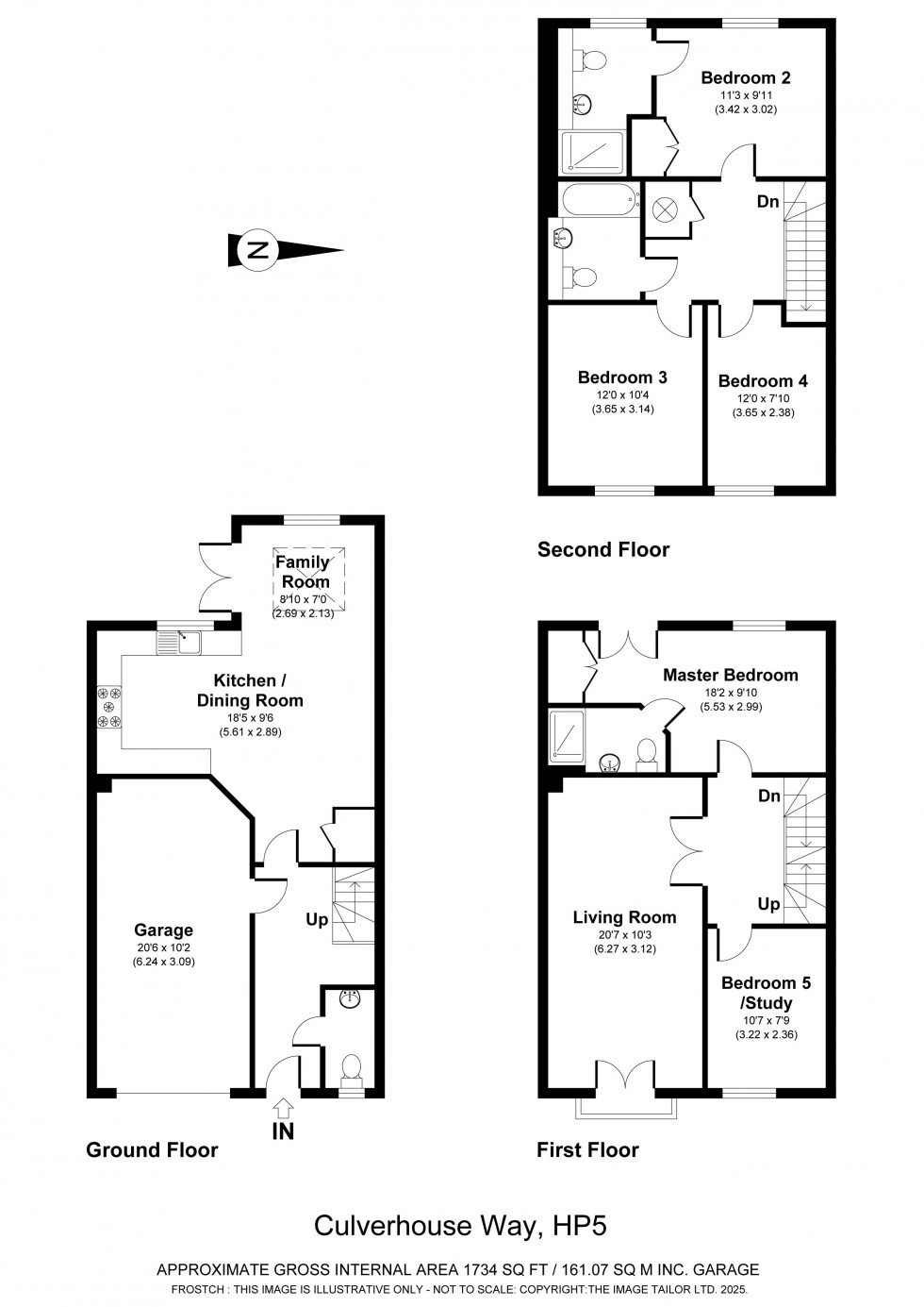 Floorplan for Chesham, Bucks, HP5