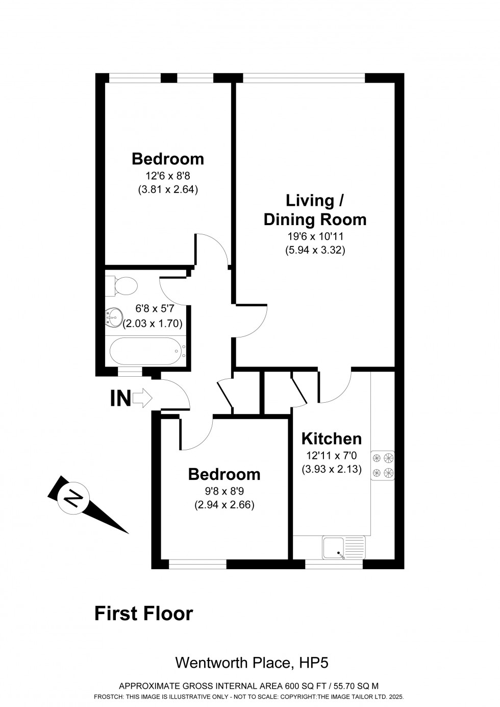 Floorplan for Waterside, Chesham, HP5