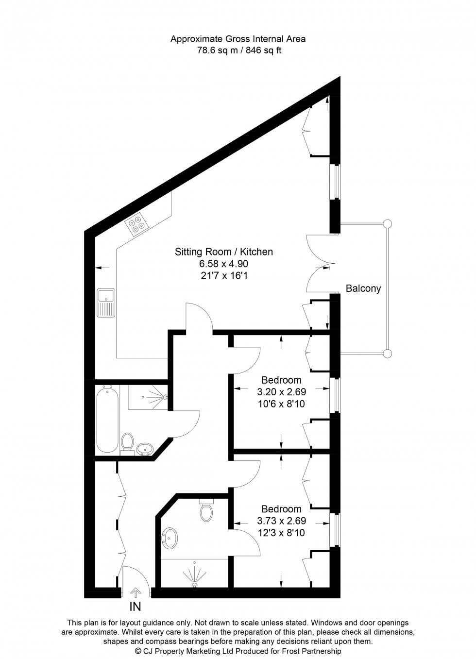 Floorplan for Chalfont St. Peter, Gerrards Cross, SL9