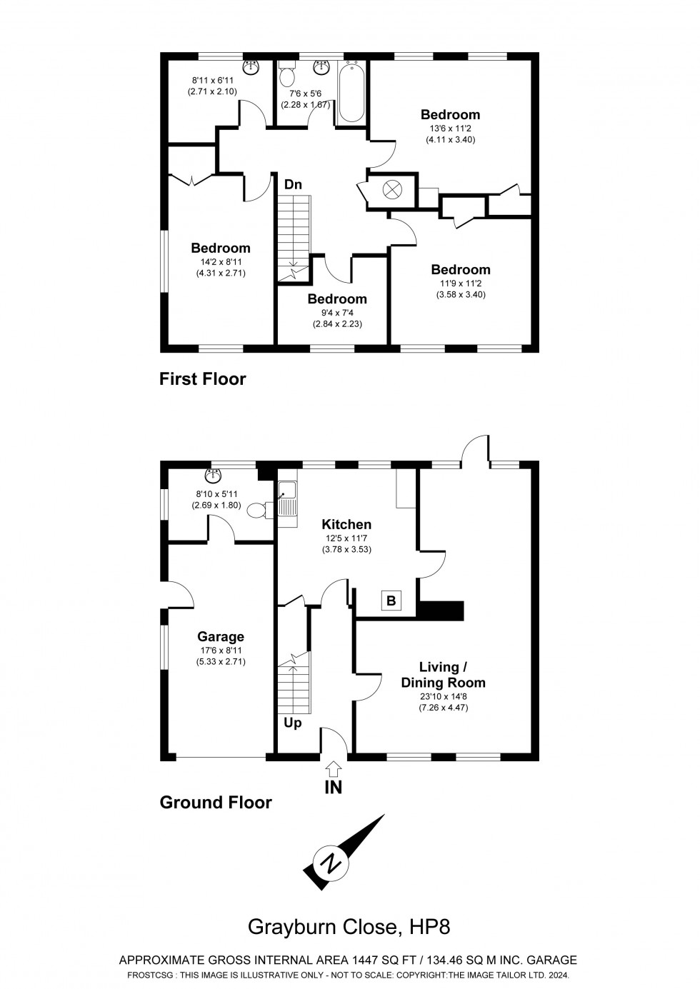 Floorplan for Chalfont St. Giles, Bucks, HP8