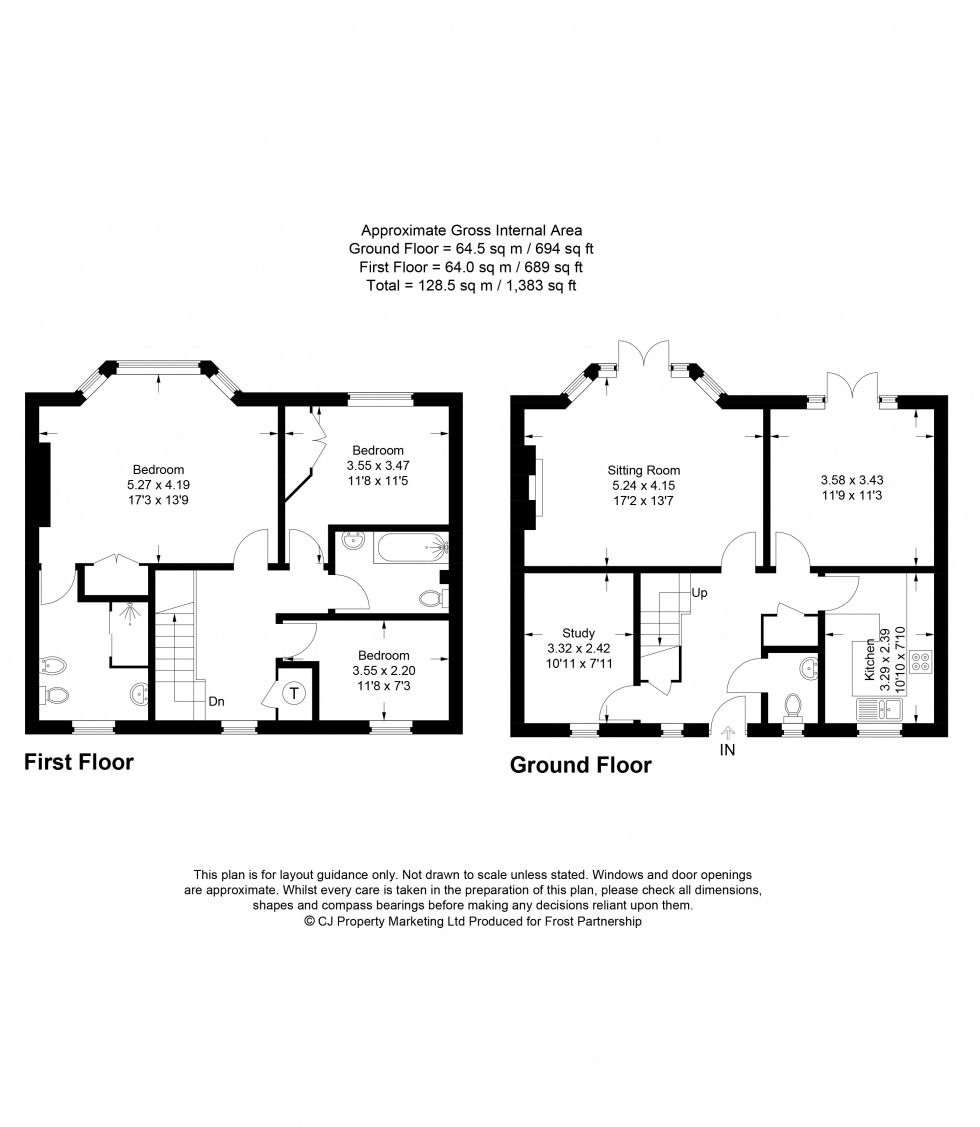 Floorplan for Vache Lane, Chalfont St. Giles, HP8