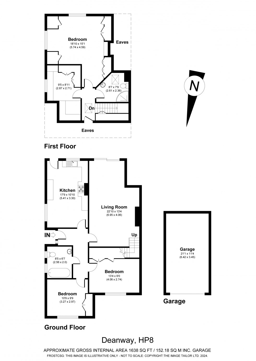 Floorplan for Chalfont St. Giles, Buckinghamshire, HP8