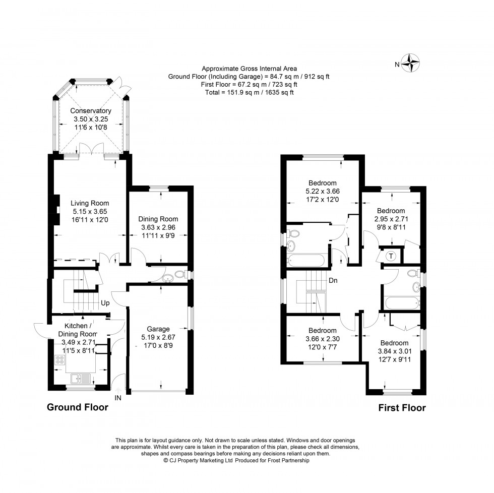 Floorplan for Chalfont St. Giles, Buckinghamshire, HP8