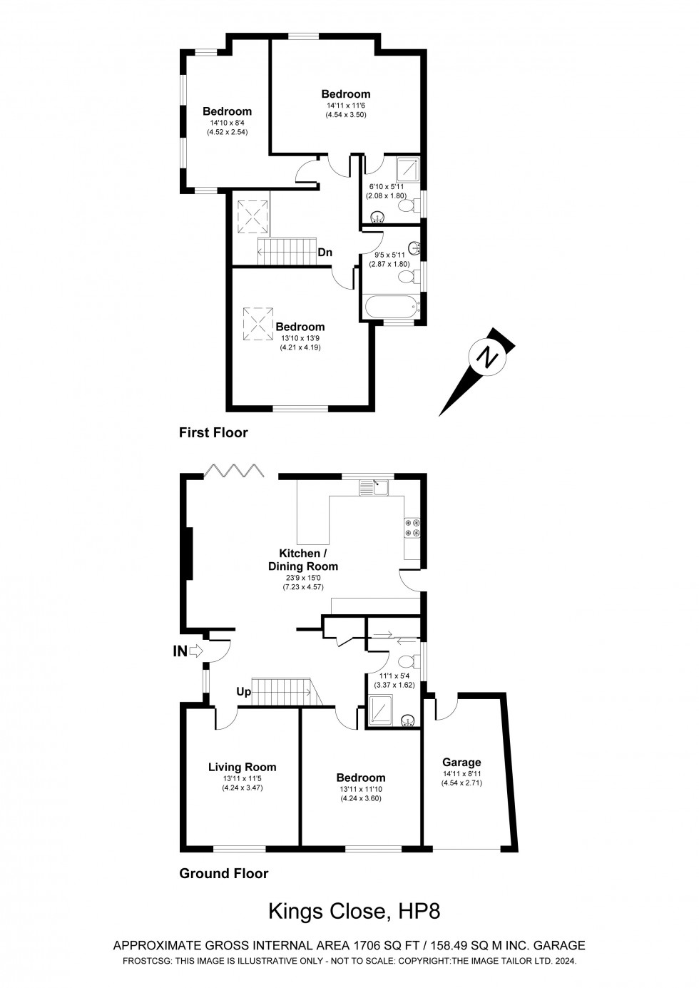 Floorplan for Chalfont St. Giles, Bucks, HP8