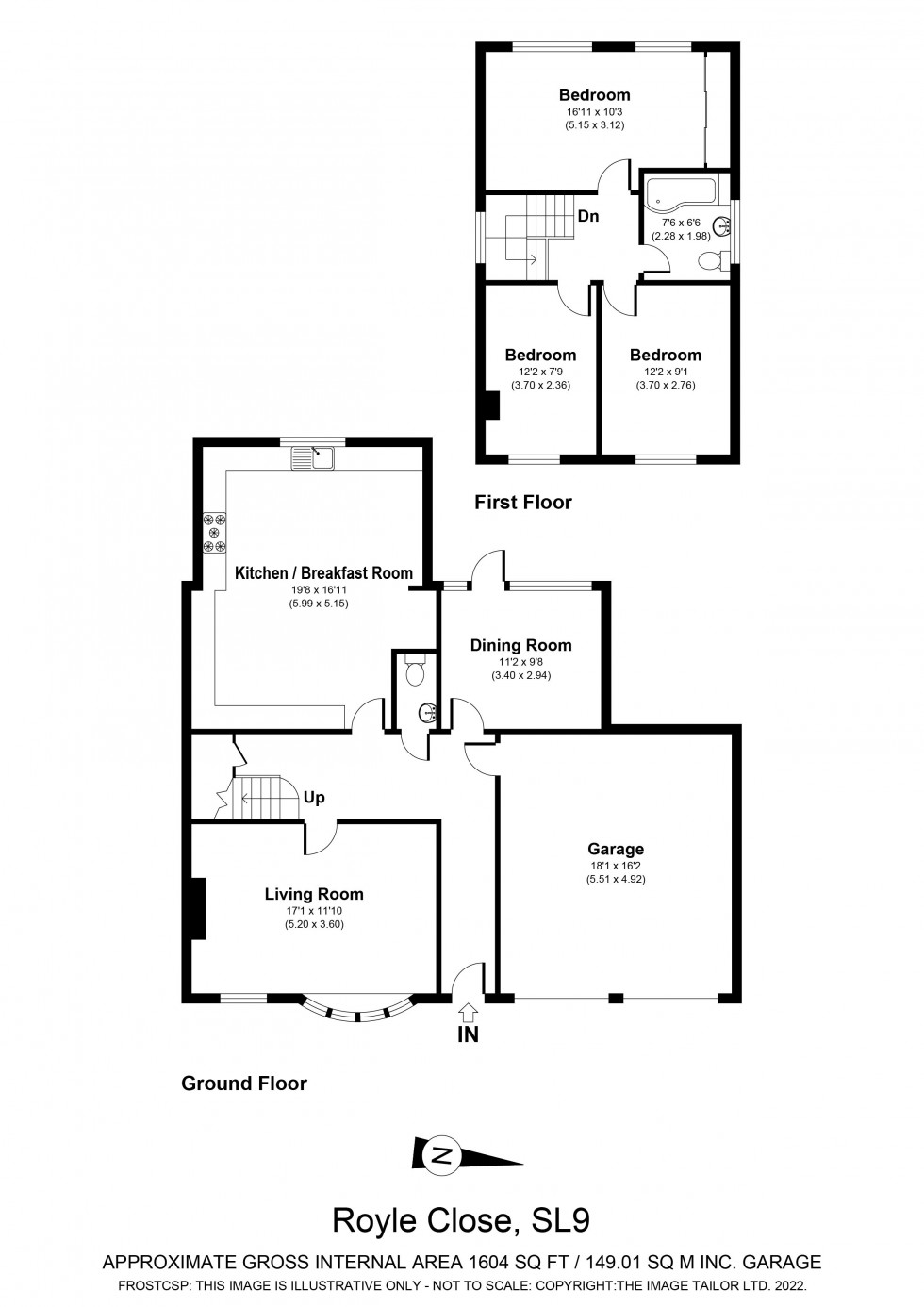 Floorplan for Chalfont St. Peter, Chalfont Saint Peter, SL9