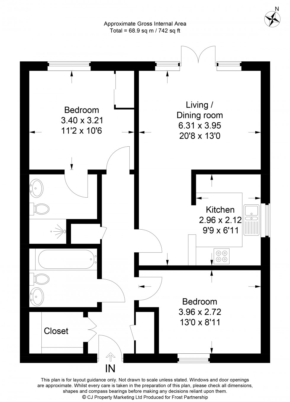 Floorplan for Chalfont St. Peter, Gerrards Cross, SL9