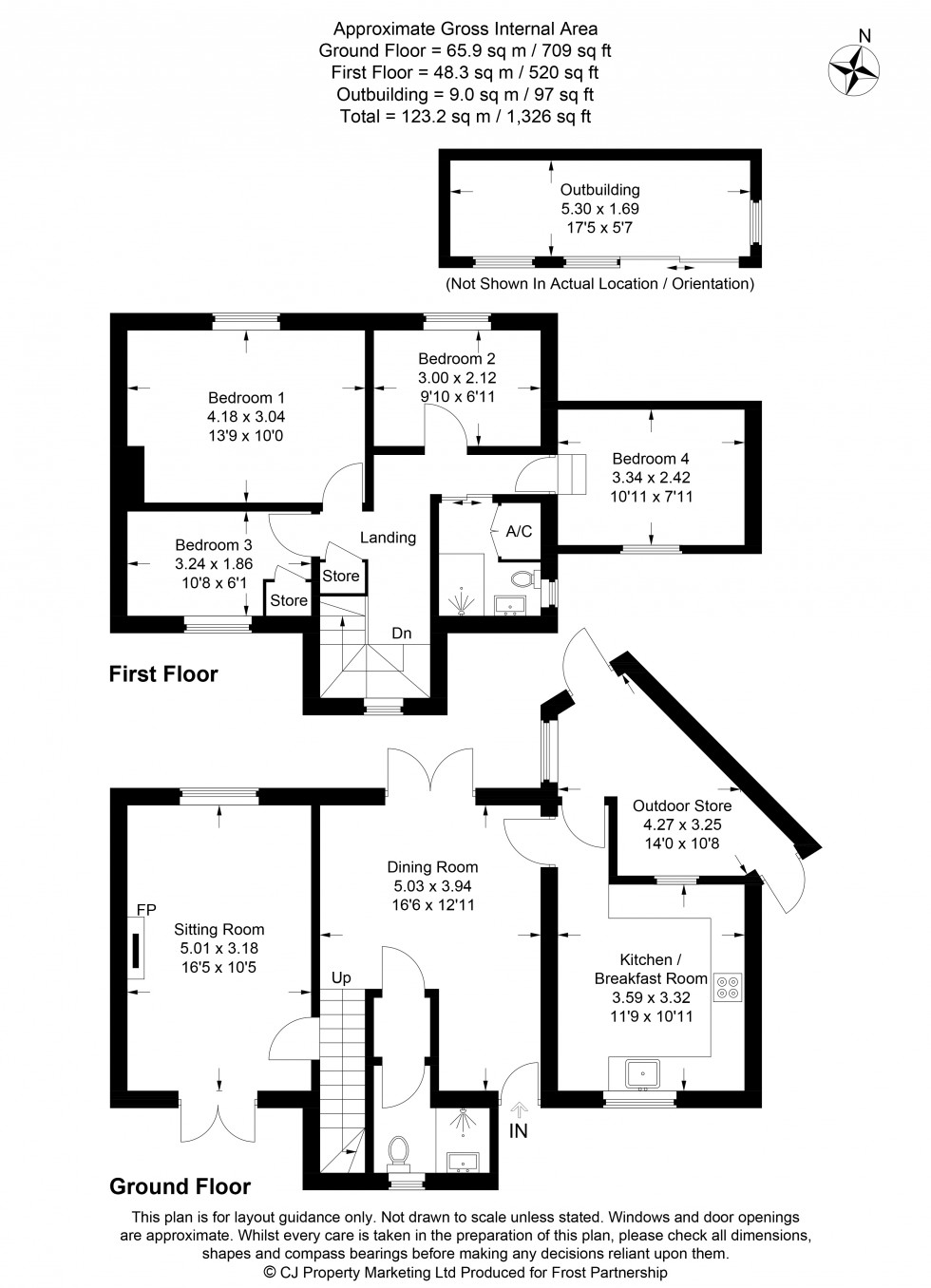 Floorplan for Chalfont St. Peter, Gerrards Cross, SL9