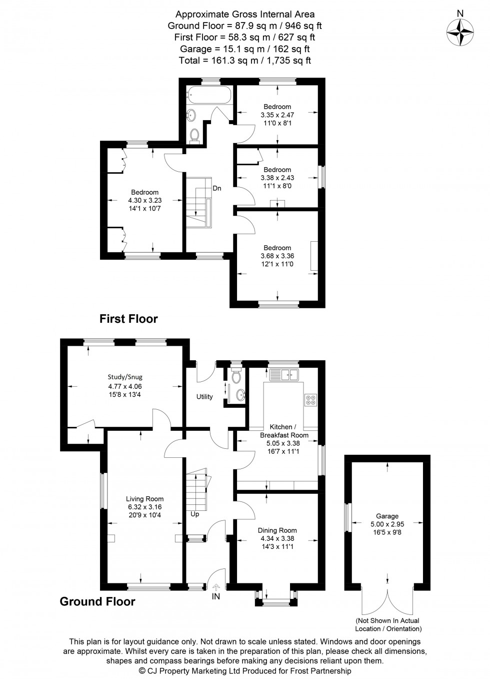 Floorplan for Chalfont St. Peter, Gerrards Cross, SL9