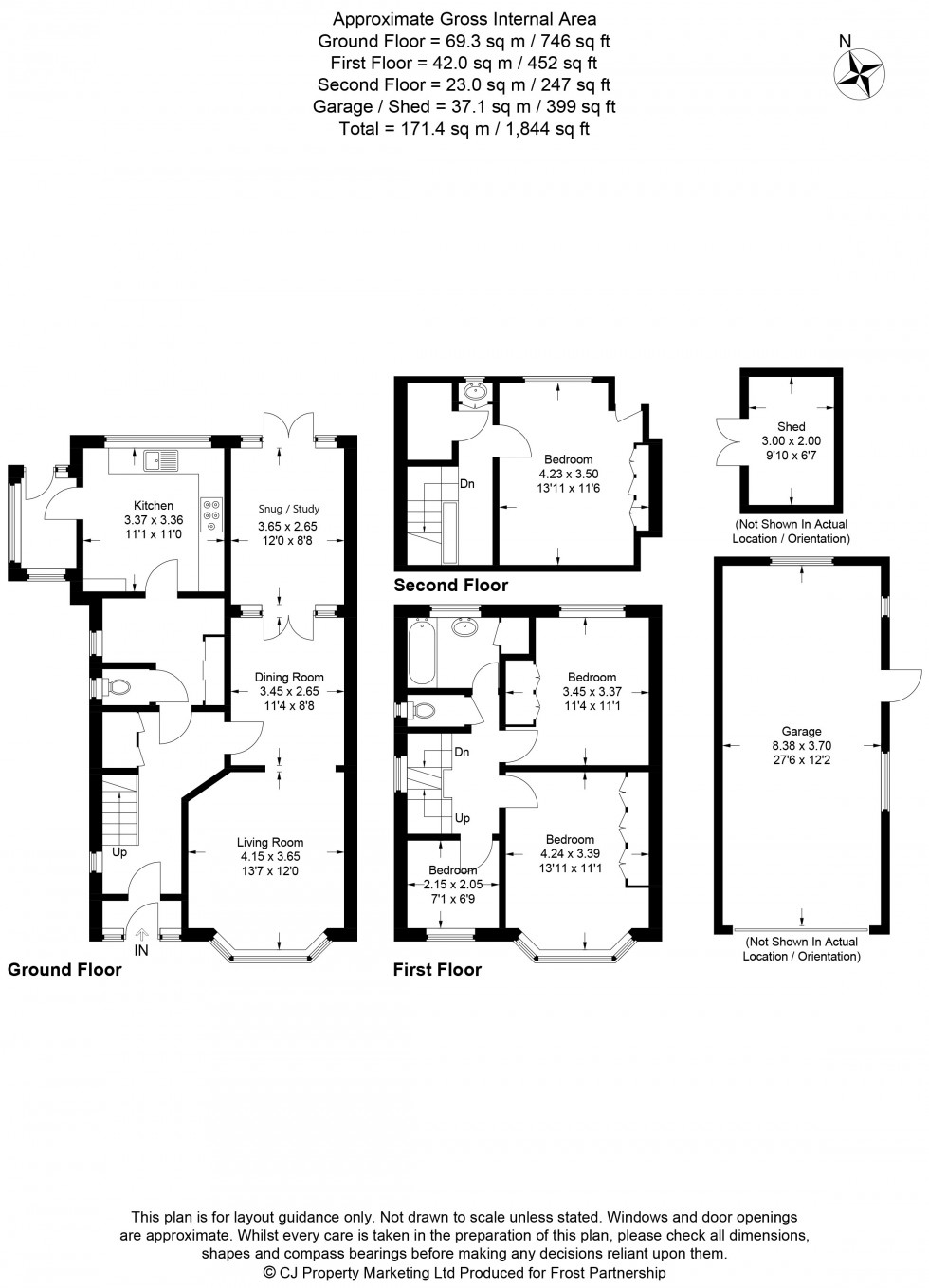 Floorplan for Chalfont St. Peter, Gerrards Cross, SL9