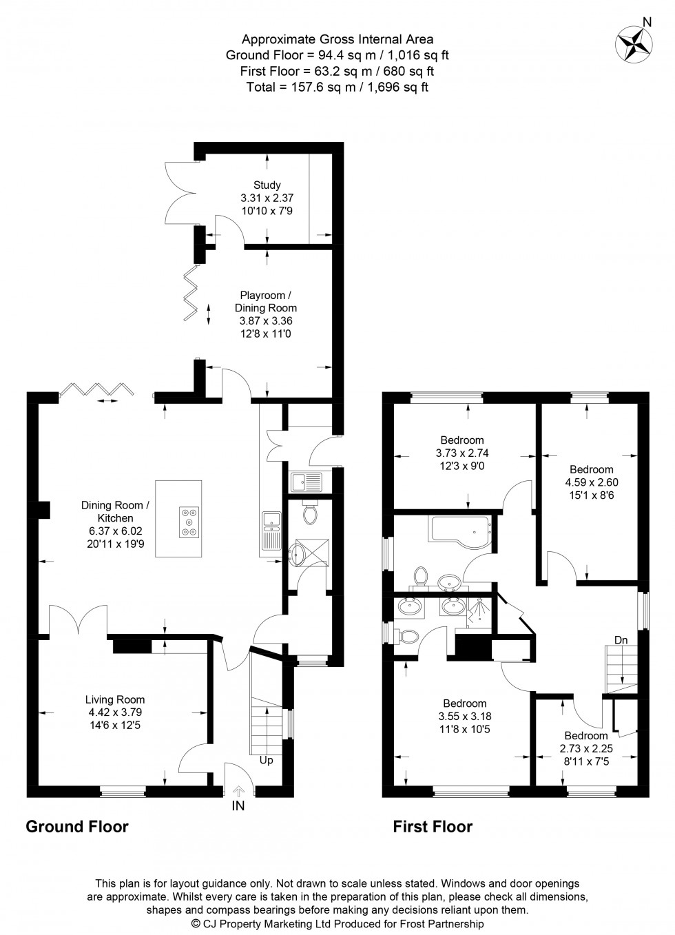 Floorplan for Chalfont St. Peter, Chalfont Saint Peter, SL9