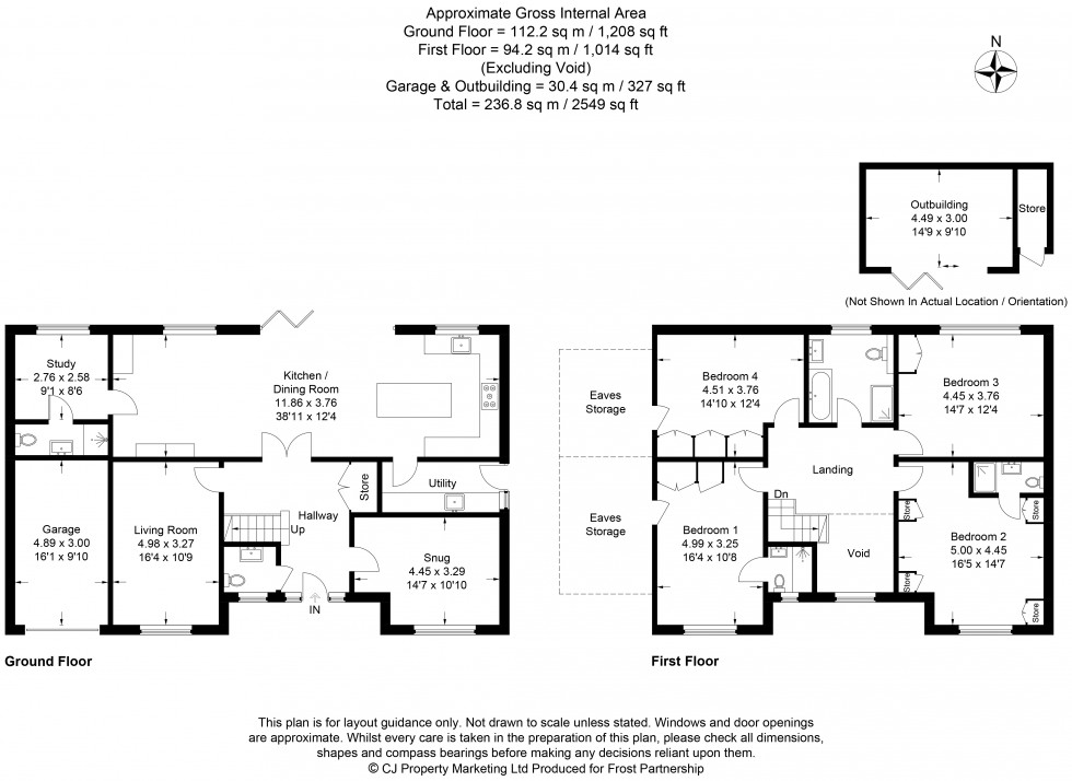 Floorplan for Chalfont St. Peter, Chalfont Saint Peter, SL9