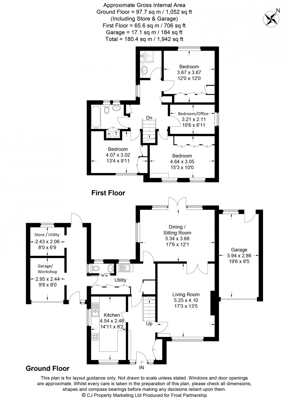 Floorplan for Chalfont St. Peter, Chalfont Saint Peter, SL9