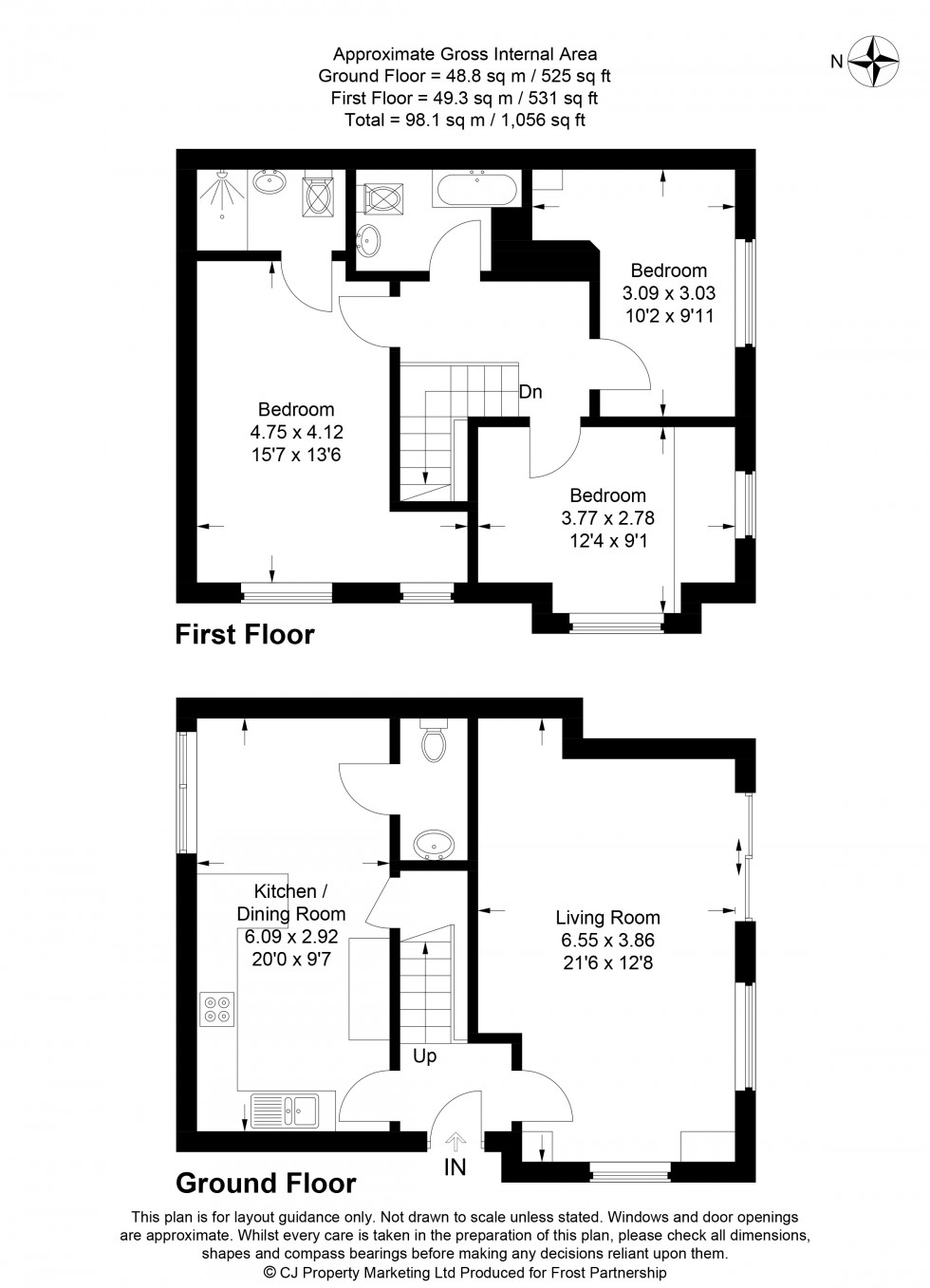 Floorplan for Chalfont St. Peter, Gerrards Cross, SL9