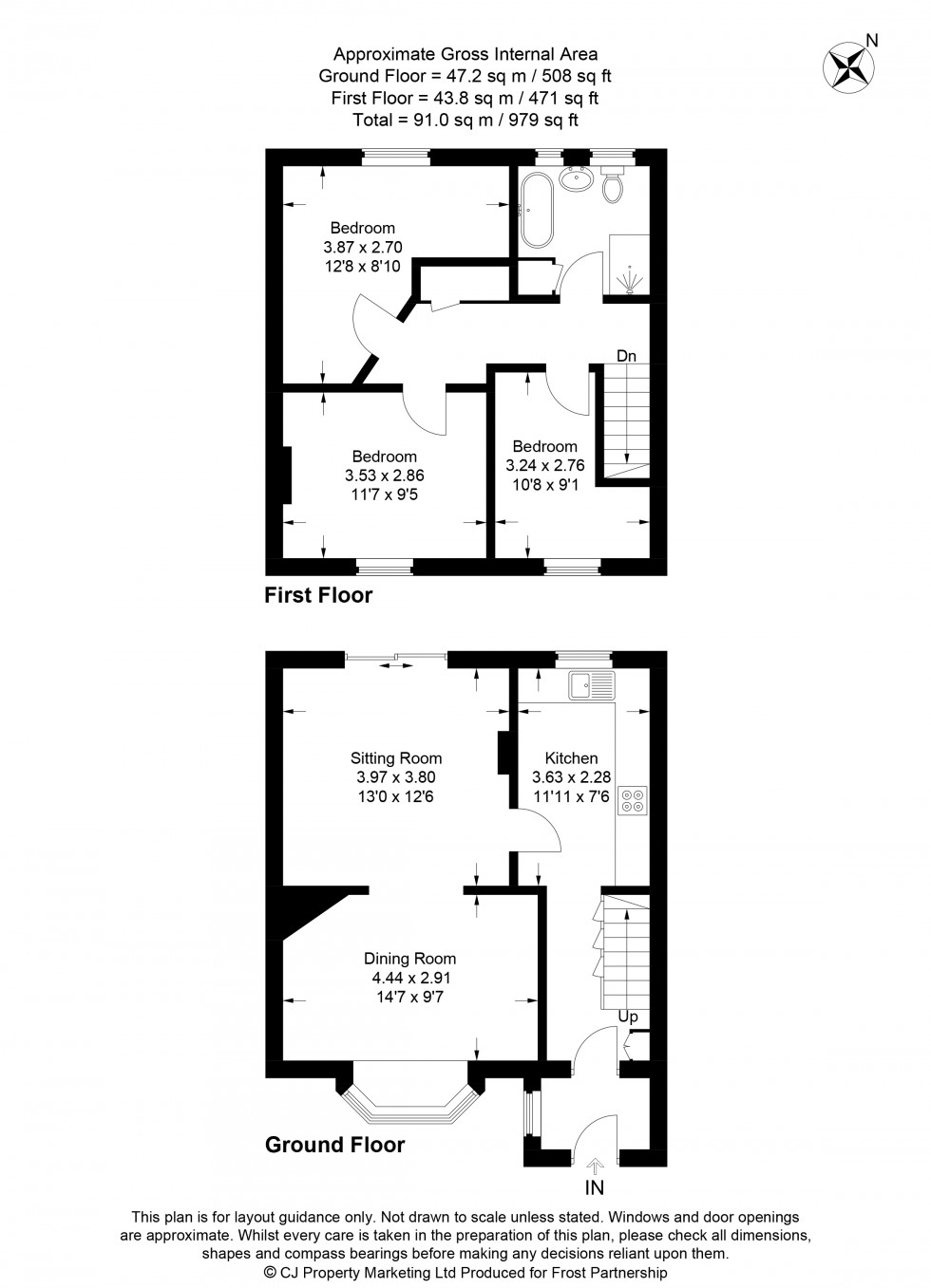 Floorplan for Chalfont St. Peter, Gerrards Cross, SL9