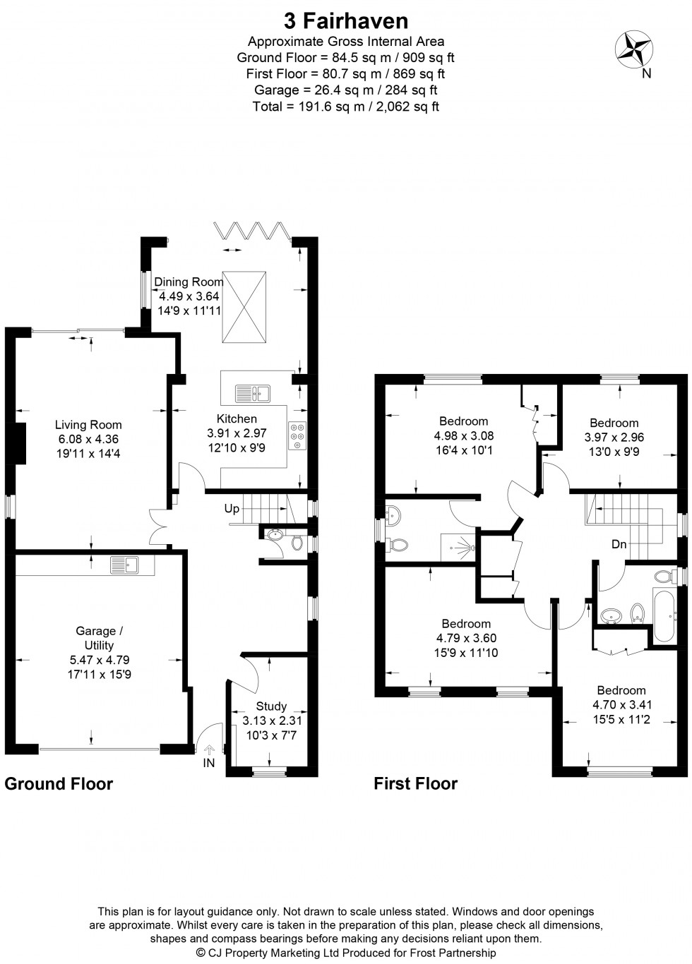 Floorplan for Chalfont St. Peter, Gerrards Cross, SL9