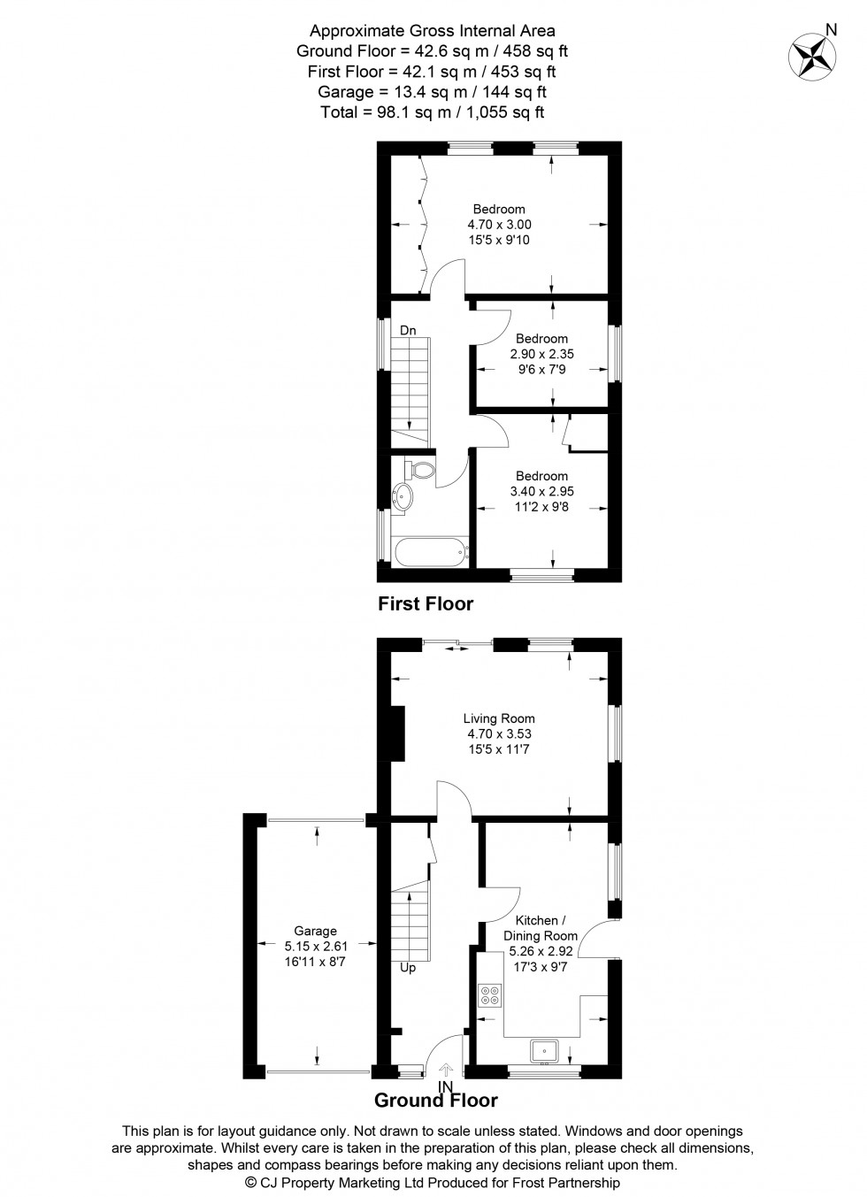 Floorplan for Chalfont St. Peter, Gerrards Cross, SL9