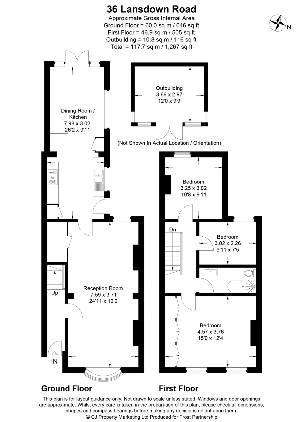 Floorplan for Chalfont St. Peter, Gerrards Cross, SL9