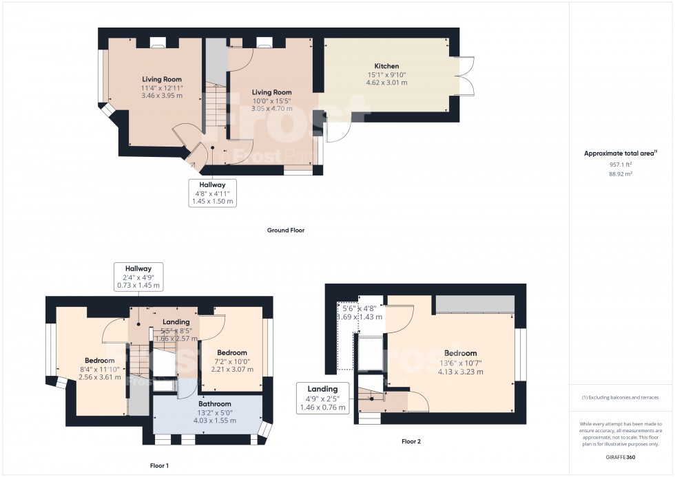 Floorplan for Bedfont, Middlesex, TW14