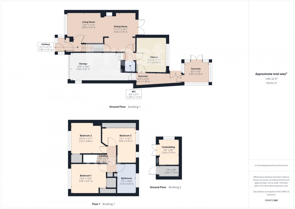 Floorplan for Feltham, Middlesex, TW13