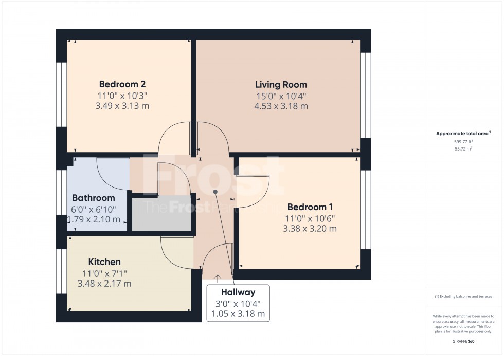 Floorplan for Feltham, Middlesex, TW14