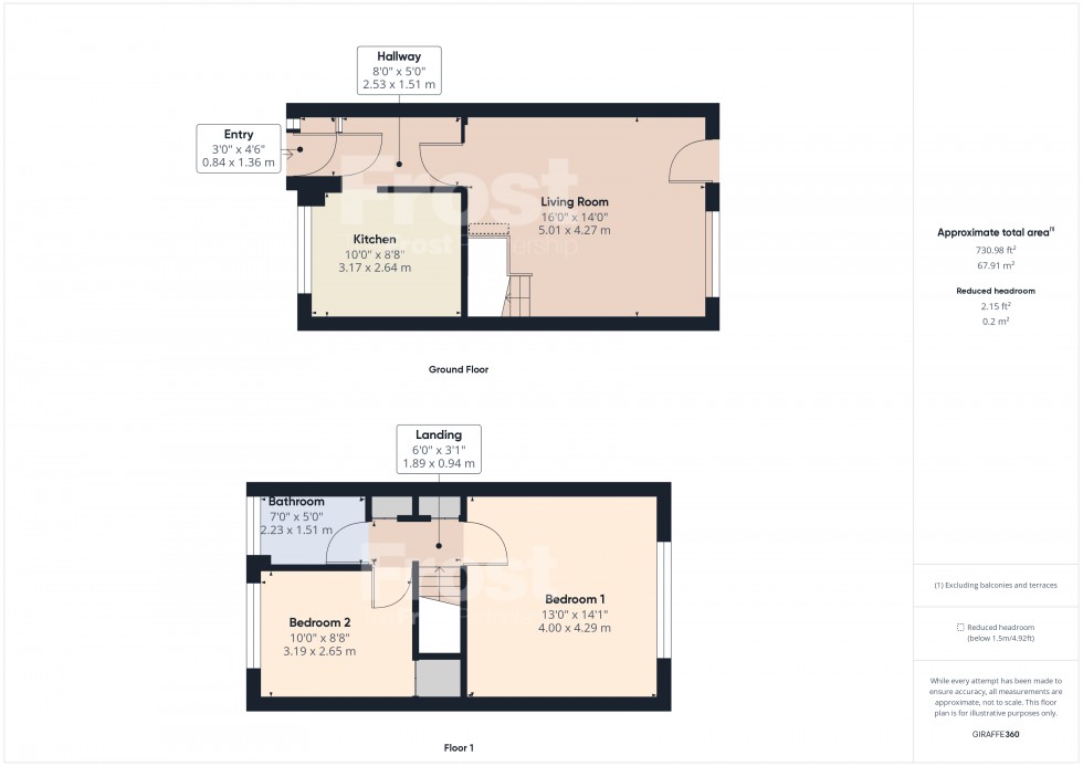 Floorplan for Feltham, , TW14