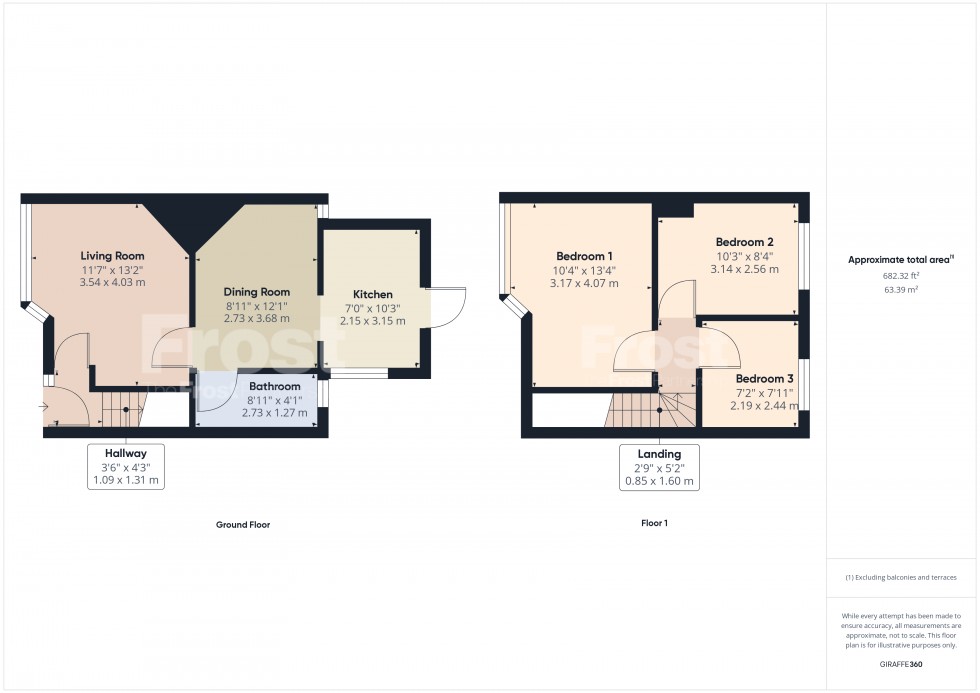 Floorplan for Feltham, Middlesex, TW13