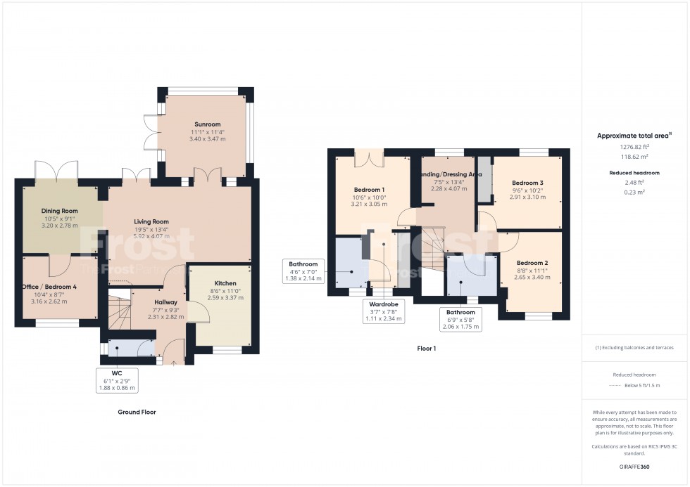 Floorplan for Feltham, , TW14