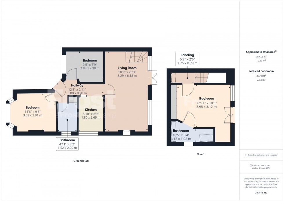 Floorplan for Feltham, Hounslow, TW14