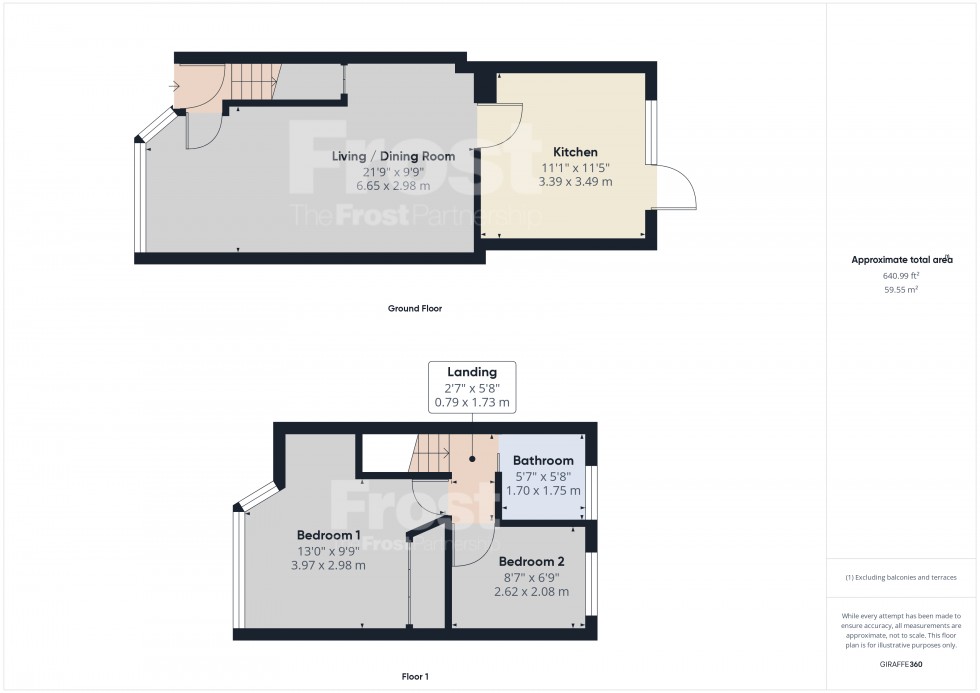 Floorplan for Feltham, Middlesex, TW13