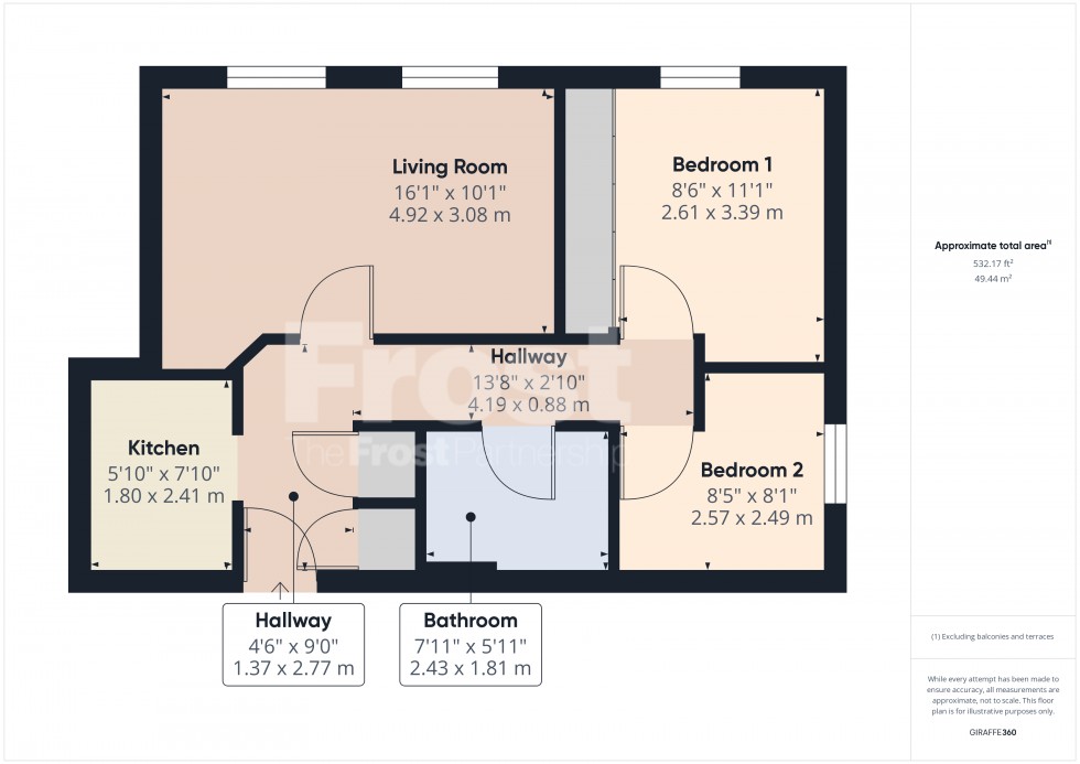 Floorplan for Feltham, Middlesex, TW13