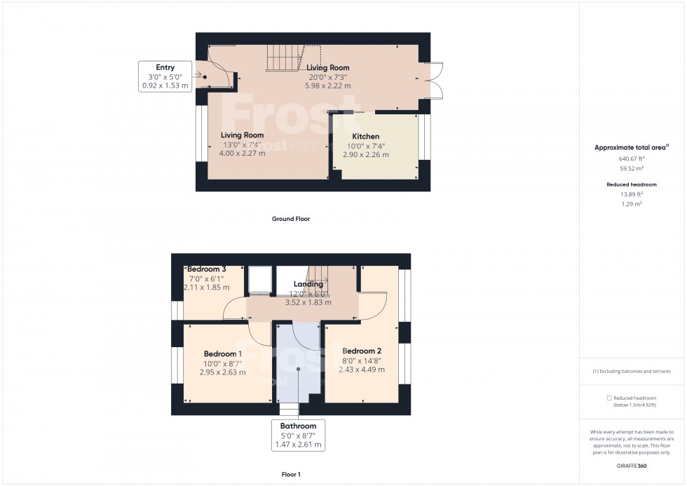 Floorplan for Feltham, , TW14